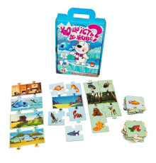 Настольная игра пазлы "Хто що їсть?" "ЯУ" (30910)